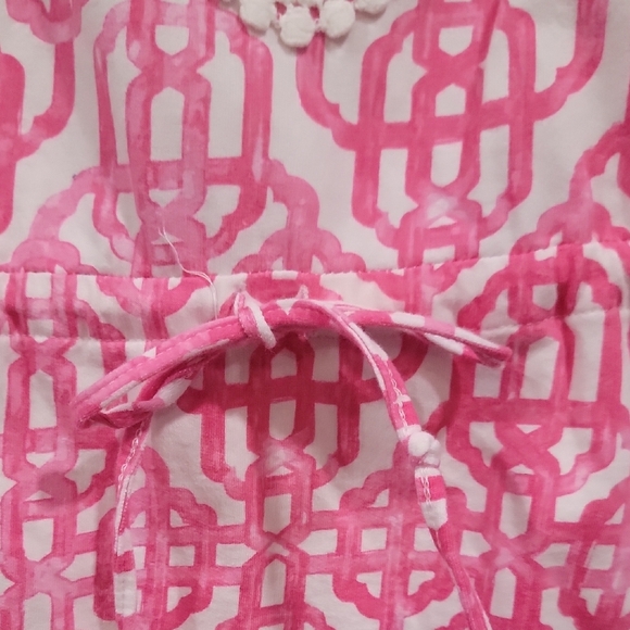 Mud Pie Pink and Cream Lace Mini Dress - Picture 4 of 10